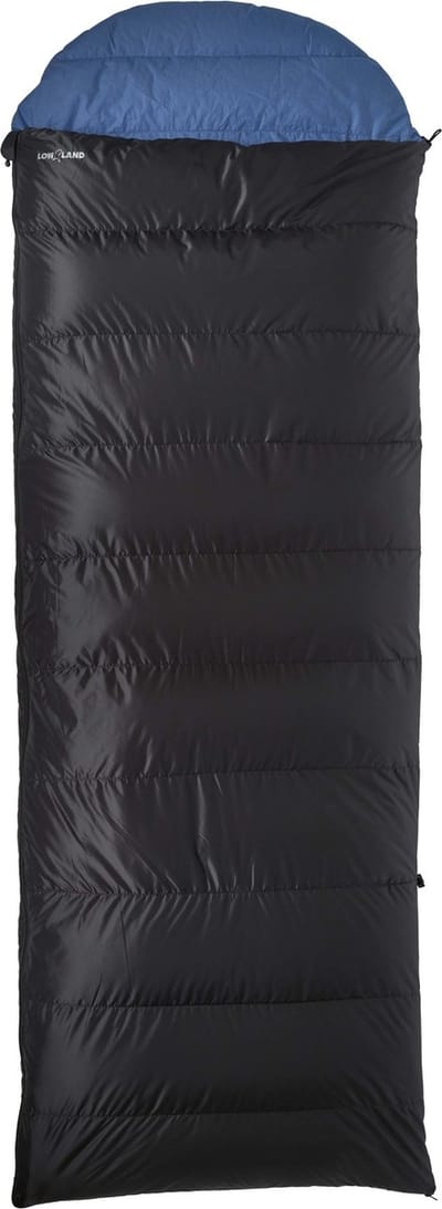 LOWLAND OUTDOOR Donzen slaapzak - Ranger Comfort NC - 230 x 80 cm (inclusief capuchon) - 1495 gr - 0°C - Nylon/Katoen