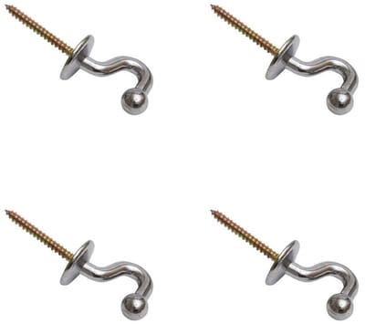 Intensions embrasse kogelhaak chroom 4 stuks