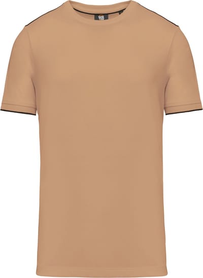 WK. Designed To Work T-shirt Day To Day korte mouwen WK3020 - Camel / Black - M