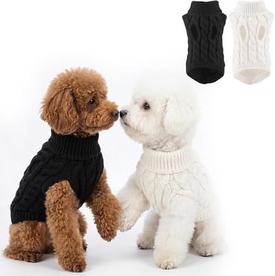 Hondentruien voor Kleine en Middelgrote Honden, Warm en Comfortabel met Staande Kraag, Perfect voor Chihuahua en Yorkshire Terrier