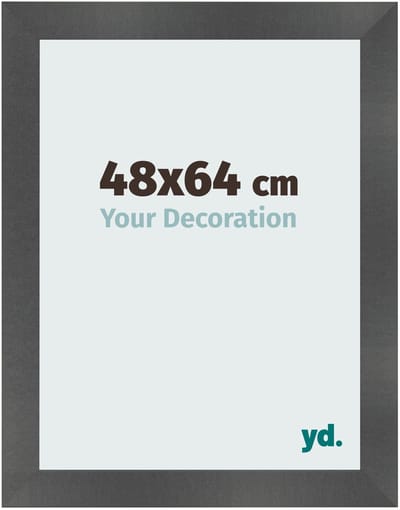Your Decoration - Fotolijst 48x64 cm - MDF - Zwart Mat - Pisa