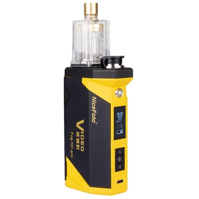 Machine à fumée portable NiceFoto Fog-101.Pro, machine à fumée professionnelle avec télécommande 5 LED jaune