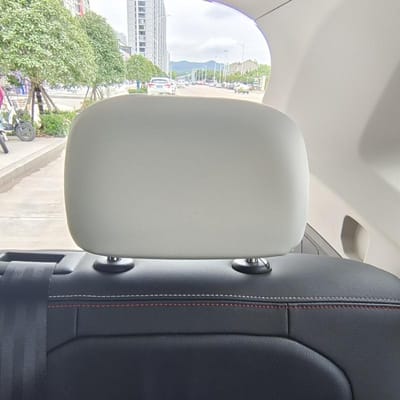 Stoelhoes Hoofdsteun, Stofdicht en Slijtagebestendig Hoofdsteunbeschermer, Elastische Stof, Wasbare Hoofdsteunhoes, voor / Auto-interieur 1PCS gray