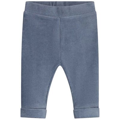Prénatal newborn broek velours Steel Blue 44 heren