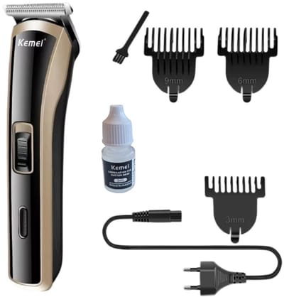 Han-Bar® Tondeuse Kemei-418 - Oplaadbaar - Styling-Tool - Snoerloos - Mannen - Olie - Schoonmaakborsteltje