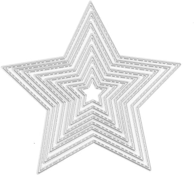 8-delige snijmessen set voor DIY scrapbooking, metalen embossing sjablonen voor album en kaart knutselen