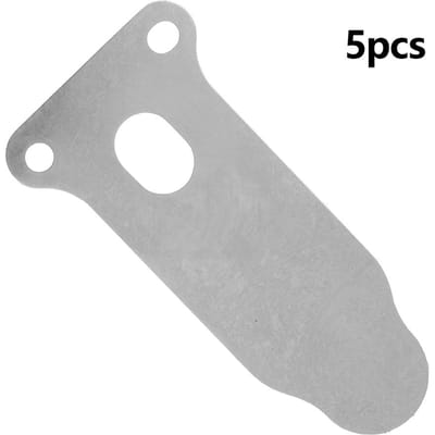 5 Stuks Klepplaat Tongvorm Metaal Luchtcompressor Accessoire 57mm Lang