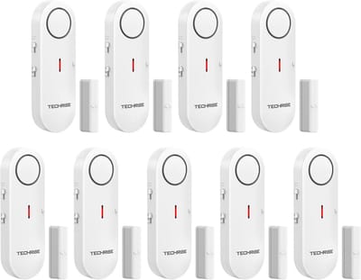 Draadloze Deuralarm met Raamalarm en Burglerbeveiliging - 3-in-1 Volume Controle - Eenvoudig te Installeren Beveiligingssysteem voor Huis en Hotel