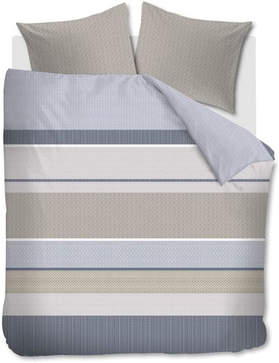 Beddinghouse Hilde dekbedovertrek - Tweepersoons - 200 x 200/220 cm - Blauw