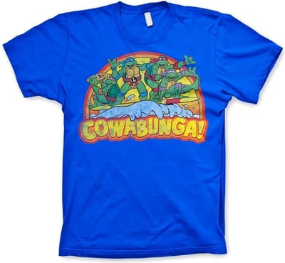Teenage Mutant Ninja Turtles TMNT Cowabunga T-shirt blauw