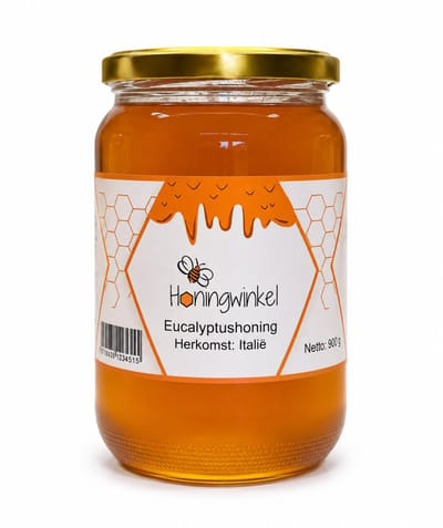 Eucalyptushoning 900g Italië Honingwinkel (vloeibaar)