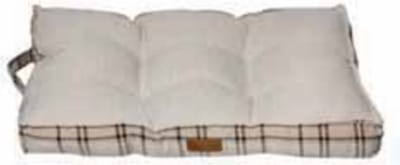 Topmast Derby Series Hondenkussen Hondenmat - Dierenmat -Beige - Large - 85 x 68 x 13 cm - UK Design