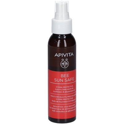 Apivita Bee Sun Safe Hydra Protective Filters Hair Oil Sunflower & Abyssinian 100 Olie