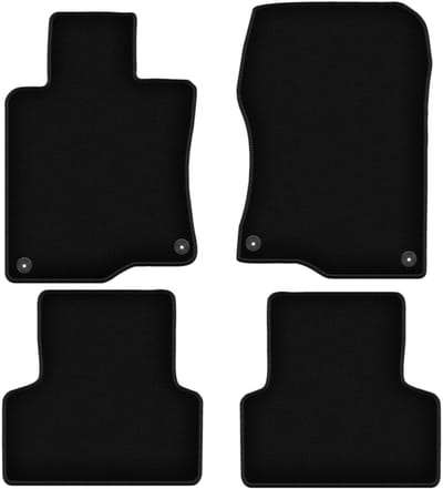 BASIC zwarte veloursmatten voor: Honda Accord VIII sedan, stationwagen, tourer (2008-2015)
