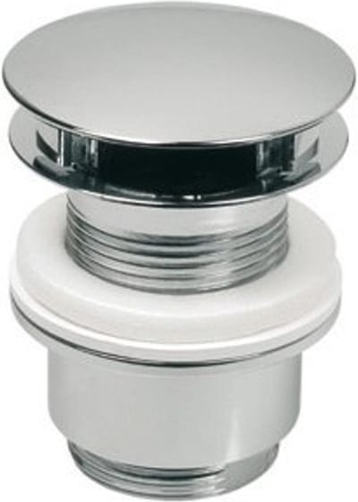 Plieger designplug zonder overloop 63mmx5/4 voor bodemdikte 45 60mm chroom