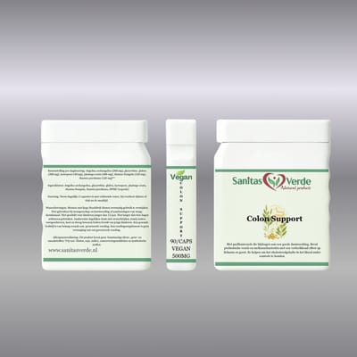 Sanitas Verde - Colon Support - 90 vegan capsules - 500 mg