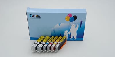 KATRIZ huismerk inkt voor Canon 2X PGI550XLzwart + 1X CLI551XLzwart + 1X CLI551XL Cyaan + 1X CLI551XL Magenta + 1X CLI551XL Geel | IP7250/8750/6800/6850/5450/5500/5550/5600/5650/5655/6300/6350/6450/6600/6650/7150/7550/725/ 925|(6stuks)