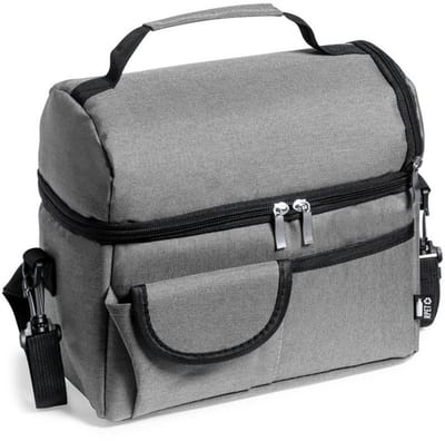 Benson Easy Travel Koeltas - voor lunchpakket of drankjes - 12 liter - 25 x 15 x 24 cm - Draagband - Grijs - Diverse compartimenten