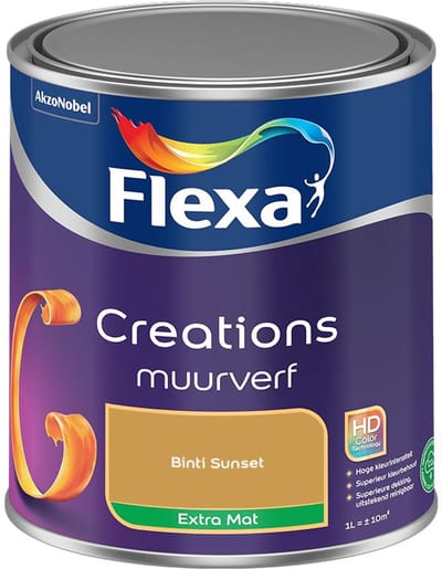 Flexa - Creations Muurverf Extra Mat - Binti Sunset - Mengverf - 1 L