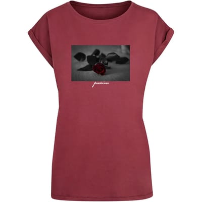 T-shirt dames Mister Tee Passion Rose