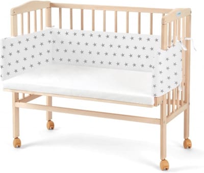 Waldin co sleeper/wieg 2 in 1 met bedomrander