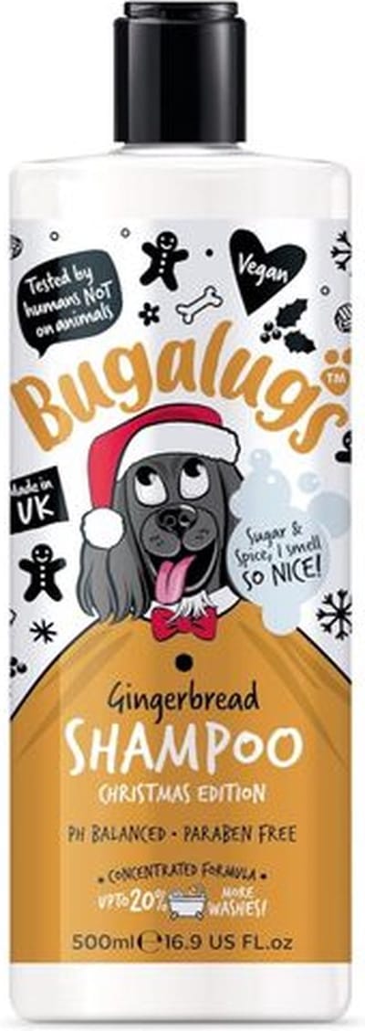 Bugalugs Gingerbread Dog Shampoo Christmas Edition