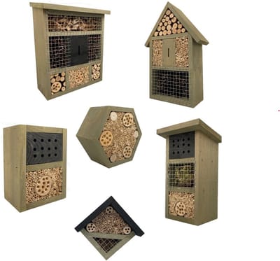 GARDEN SPIRIT Insectenhotels set - natuurlijk insectenhuis bijenhotel
