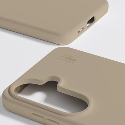 iDeal of Sweden Silicone Case geschikt voor MagSafe geschikt voor Samsung Galaxy S26 - Beige