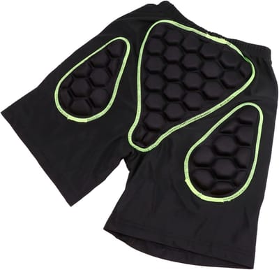 Gewatteerde Beschermbroek - Valbescherming Shorts - Sportieve Activiteiten - Meerdere EVA Pads - 165 g - Zwart