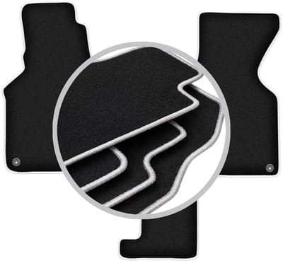 CARLUX-SILVER automatten voor: Volkswagen Transporter T4 caravelle handgeschakeld (1993-2001)