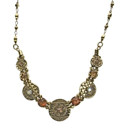 Behave - Vintage ketting goudkleur - Elegant medaillon ontwerp - Nikkelvrij