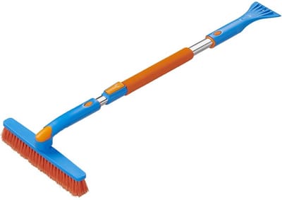 ProPlus Sneeuwborstel met ijskrabber - telescopische steel - 86-127 cm - soft grip