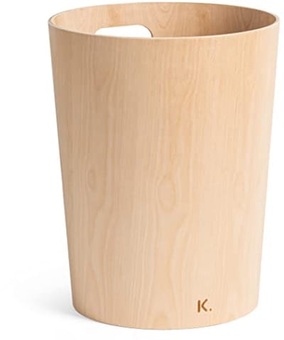 Moderne Houten Papieremmer voor Kantoor en Kinderkamer - 9 Liters - Berkenhout