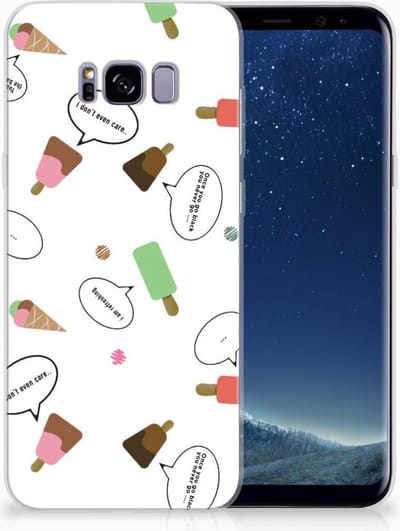 Samsung Galaxy S8 Plus Siliconen Case IJsjes