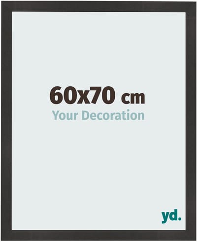 Your Decoration - Fotolijst 60x70 cm - MDF - Zwart Mat - Bologna