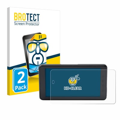 BROTECT - Screenprotector voor BMW ConnectedRide Navigator - Folie Beschermfolie transparant 2 Stuks