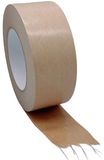 Dailygoods - Verpakkingstape Papier 50 mm x 50 m - Sterke Kleefkracht en Milieuvriendelijk