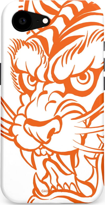 Casetastic Hoesje Geschikt voor Apple iPhone 16e Magsafe - Stijlvolle Beschermende Duo-layer Case - Wilde lijnen
