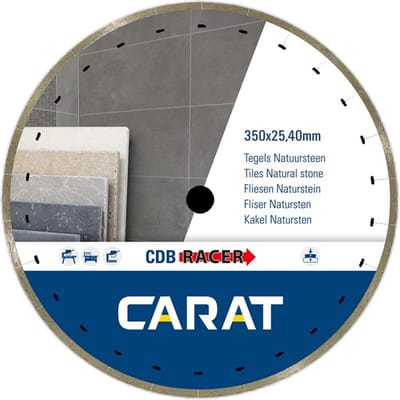 Carat CDBM RACER Diamantzaag natuursteen/tegels 350x25,4mm - CDBM350400