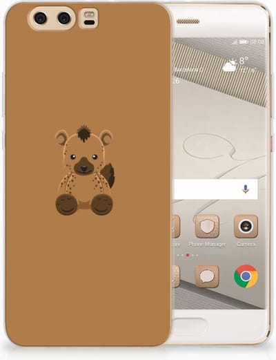 Huawei P10 Plus Telefoonhoesje met Naam Baby Hyena