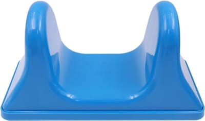 MK Stoer - Ontspanningsgereedschap voor de onderrugspieren - zelfmassage - handmatig - massage - geschikt voor - rugmassage - blauw - model A