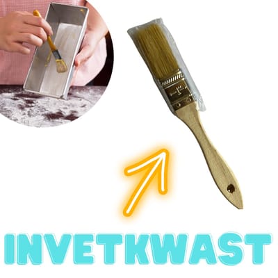 Houten invetkwast - Bakkwast hout - Barbecue kwast - Oliekwast - Insmeren - Keukenaccesoires - Keukenkwastje - Marinade BBQ - Invetkwastje