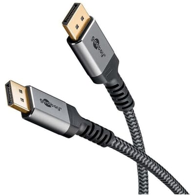 Goobay Plus DisplayPort kabel | DP1.4 (8K 60Hz) | 2 meter