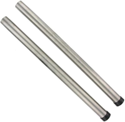 Vacuüm Verlengstang - Buis Pijp - Stofzuigen Uitbreiden - Chrome Afwerking - 2 x 500mm - Chroom