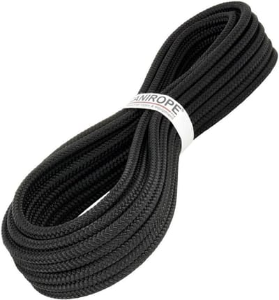 Polypropyleen Touw - Gevlochten Koord - Bevestigen & Zeilen - Hoge Trekkracht - 8mm 30m - Zwart