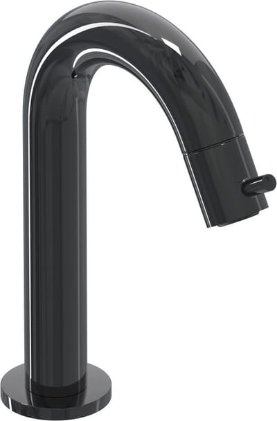 IVY Bond Fonteinkraan gebogen staand model S Zwart chroom PVD