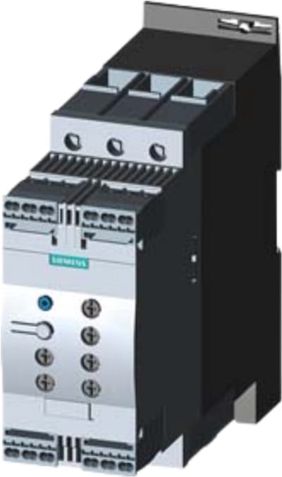 Siemens 3RW4037-1TB04 3RW40371TB04 Softstarter Motorvermogen bij 400 V 30 kW 480 V Nominale stroom 63 A