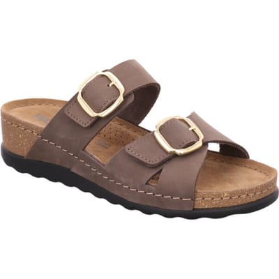 Rohde 5430 72 Slippers Taupe Nubuck Dames - Taupe - 37