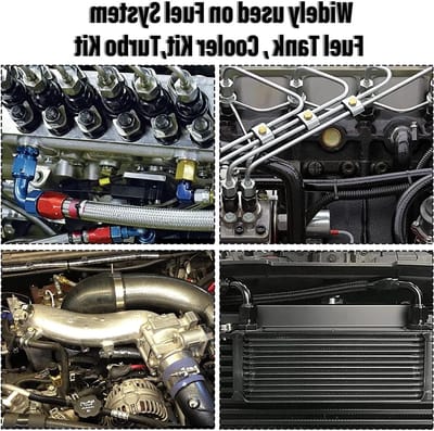 Aluminium Brandstofslang Aansluitingen, Snelle Koppeling Adapters voor Auto's, AN6 Brandstofconnector Kit met Hoge Kwaliteit