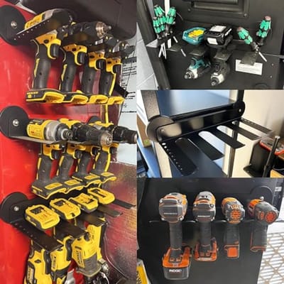 Power Tool Organizer voor Garage en Werkplaats – Wandmontage, Heavy Duty Schroevendraaierhouder en Gereedschapsrek